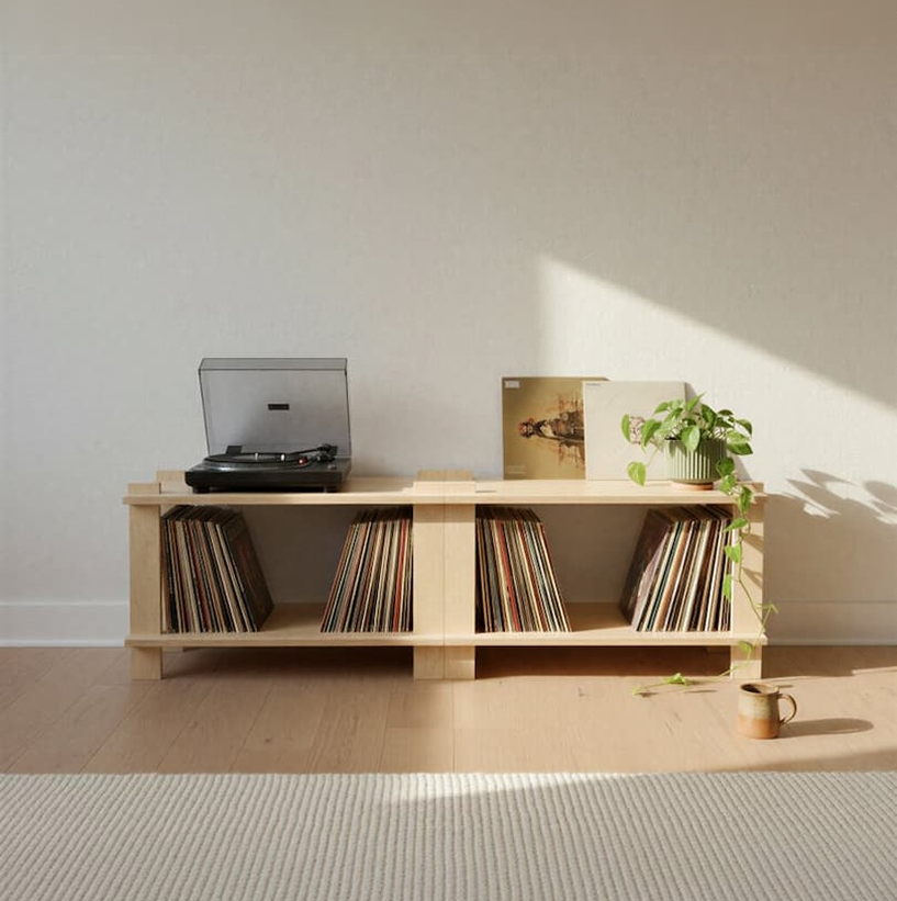 Unfnshed minimalist furniture
