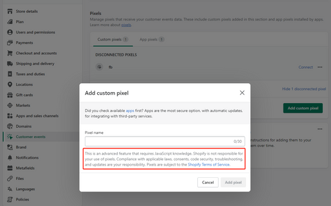 Guide to Adding and Managing Custom Pixels in Your Store